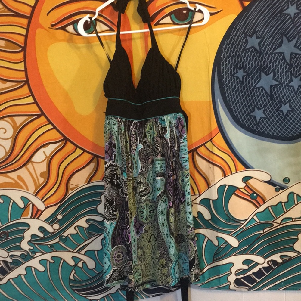 Snap sleeveless sundress NWT Med.